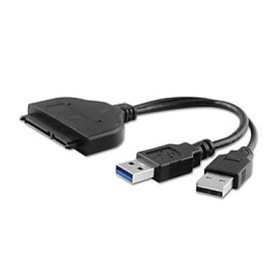 Cáp chuyển Sata to 2 đầu USB 3.0 và 2.0 - Hàng Nhập Khẩu