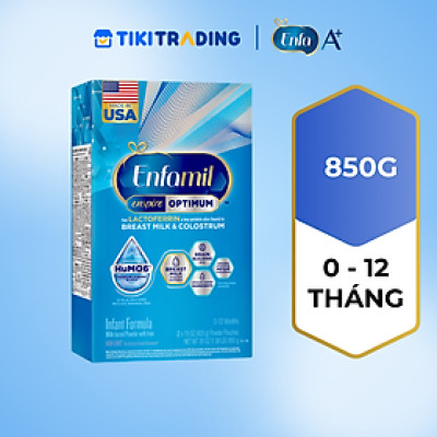 Sữa Bột Enfamil Enspire Infant Formula (Dành Cho Trẻ 0 - 12 Tháng Tuổi) (Hộp Giấy BIB 850gr)