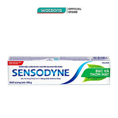 Kem Đánh Răng Hương Bạc Hà Sensodyne Fresh Mint 100g