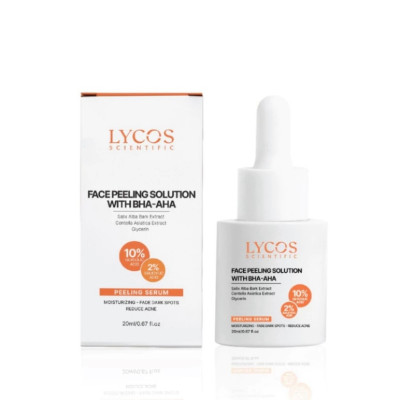 Tinh chất Peel Da Lycos - Lycos Face Peeling solution 10%AHA và 2%BHA - Lycos Peel da: không bong tróc, lột tẩy.