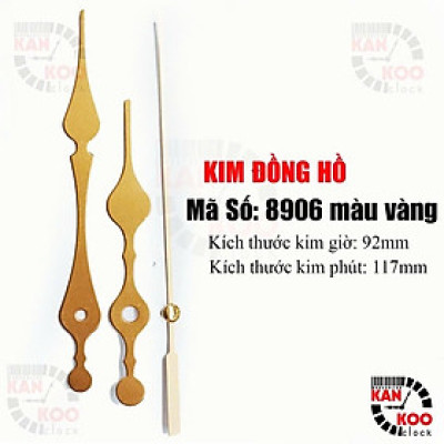Kim đồng hồ treo tường SIÊU BỀN - Bảo Hành 24 Tháng mã 8096