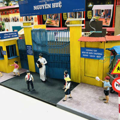 MÔ HÌNH TỰ LẮP RÁP DIY SÀI GÒN THU NHỎ - HỒI ỨC MÁI TRƯỜNG XƯA - GP02