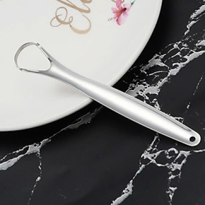 Dụng cụ cạo lưỡi COMBO HỘP 2 Dụng Cụ Cạo Lưỡi Người Lớn Bộ cạo lưỡi bằng inox 304 sáng bóng cao cấp hỗ trợ làm sạch bề mặt lưỡi Cây Nạo Lưỡi Bàn Chải Vệ Sinh