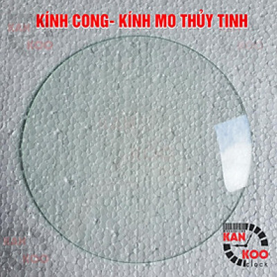 Mặt kính cong- kính thủy tinh mo tròn nhiều cỡ từ 10cm đến 39cm dùng cho đồng hồ treo tường, đồng hồ cổ, đồng hồ cơ các loại