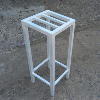 Kệ (giá) sắt để chậu hoa cây cảnh, mặt Vuông 20x20,25x25 ,30X30 cm có thanh giằng 4 chân Cao 35-40-45-50-55-60-65-70 Thép hộp 20mm ( Hàng Chính Hãng )