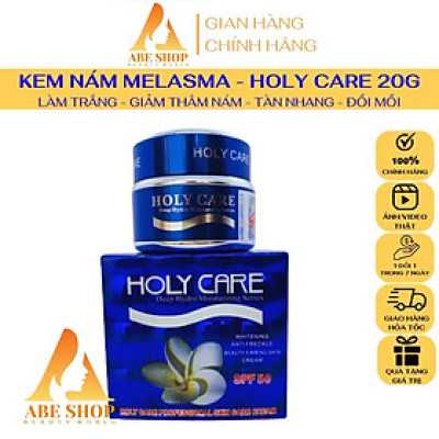Kem HOLY CARE Nám Xanh Dương 20g -Làm Trắng - Giảm Thâm Nám - Tàn Nhang