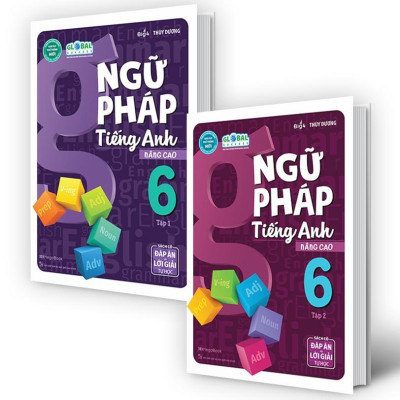 Sách - Ngữ Pháp Tiếng Anh Nâng Cao Lớp 6 - Combo 2 Tập - Megabook