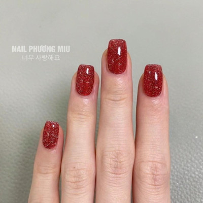 Sơn Nhũ Flash Đỏ XEIJAYI Chai 15ml Cao Cấp Làm Nail Siêu Sáng, Sơn Kim Tuyến Đỏ Đậm Mướt Chuẩn Màu Cho Móng Hiệu Ứng 9D Lấp Lánh