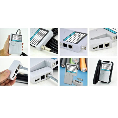 Máy Test mạng đa năng Noyafa NF 3468 - Thiết kế test mạng cầm tay di động - Led