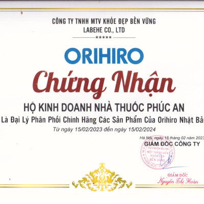 Tinh bột nghệ giải rượu, bổ gan Orihiro Nhật Bản 20 gói