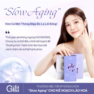 COMBO 2 HỘP NƯỚC UỐNG COLLAGEN GILAA SIÊU PHÂN TỬ 300DA TRẺ HÓA (20g x 15 gói/hộp)