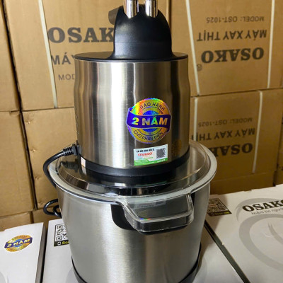 Máy Xay Thịt 5.8L Công Suất 950W Osako OST-1025 Cối Inox Xay Công Nghiệp Cho Quán-Kèm Lưỡi Dao Dự Phòng - Hàng Chính Hãng