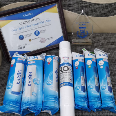Combo 7 lõi lọc nước Karofi hàng chính hãng dùng cho máy lọc nước Karofi S-s137
