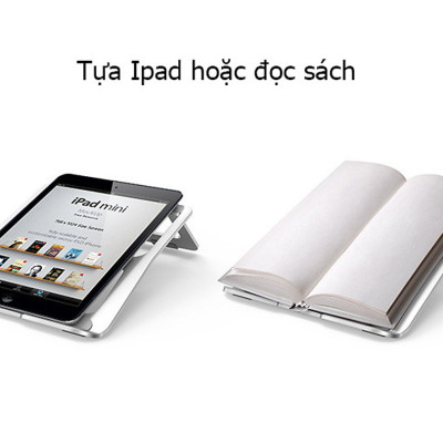 Đế nhôm gập tản nhiệt HXSJ dành cho Laptop, Macbook - Hàng nhập khẩu 