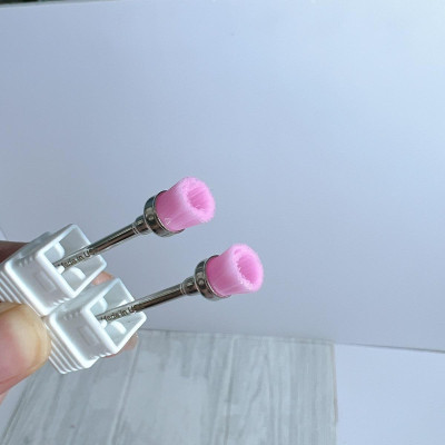 Chổi Vệ Sinh Móng Đầu Cước Hồng, Lắp Được Vào Máy Mài Tích Điện Sau Khi Mài Dũa Móng, Đầu Chổi Phủi Bụi Móng Và Vệ Sinh Đầu Mài, Lau Sạch Bụi Móng