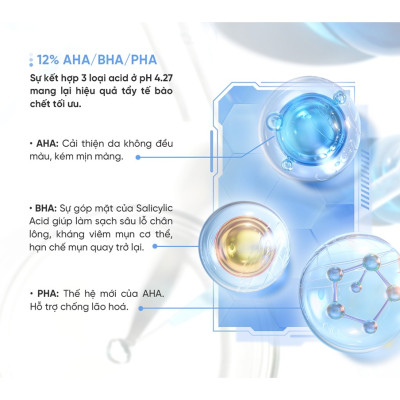 Dung dịch tẩy tế bào chết và tái tạo da Emmié All Target Skin Renewing Solution Pionin + 12% AHA/BHA/PHA (120ml) - Hàng chính hãng