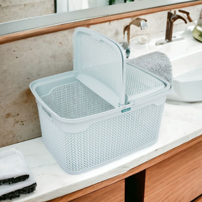 HÀNG CAO CẤP Làn nhựa đựng đồ đi sinh cho mẹ và bé, Giỏ đựng đồ sơ sinh cho bé