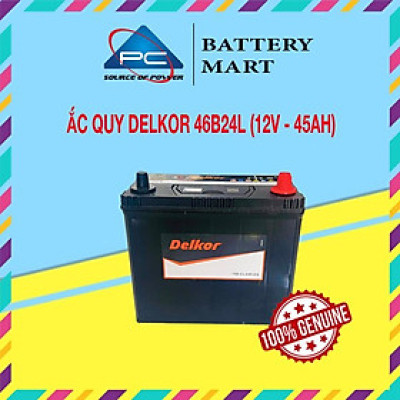 Ắc Quy Delkor 46B24L/LS (12V - 45Ah)