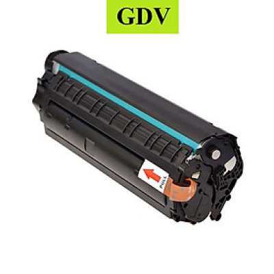 Hộp Mực In GDV Cartridge 12A Cho Máy Canon LBP 2900 3000 Q2612A FX9 FX10 103 303 703 104 304 Có Lỗ Nạp Mực - Hàng Chính Hãng 