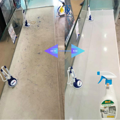 Nước Tẩy Rửa Đa Năng,Tẩy Vết Keo,Tẩy Sơn Trên Nền Gạch,Tẩy Bàn Đá,Tẩy Vết Bẩn Bám Lâu Ngày  DR.C Stone 500ml