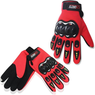  Găng Tay Xe Máy, Đi Phượt  Dài Ngón Có Gù Nhựa Bảo Vệ - HENRYSA