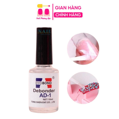 Nước Sáng Đá AD Chai 10ml, Giúp Tháo Móng Giả 2 Trong 1, Sáng Đá Để Gỡ Móng Úp, Tháo Mi, Phá Gel Hiệu Quả Làm Nail