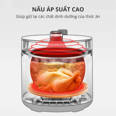 Nồi áp suất Mishio MK303 2.5L - Hàng chính hãng