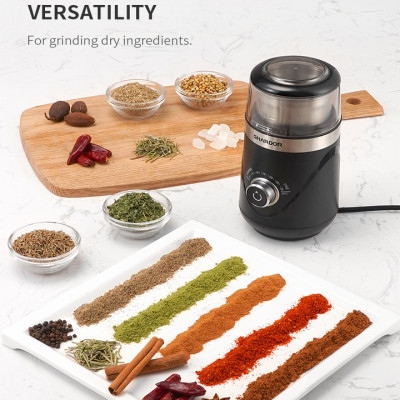 Máy xay hạt và phê và các loại hạt ngũ cốc Shardor CG638B công suất 150W, thiết điều chỉnh độ mịn tùy theo nhu cầu- Hàng chính hãng