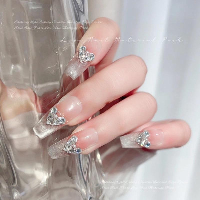 Đá Mini Tạo Hình Tim Bướm Siêu Sáng Chân Bằng, Mix Kiểu Size Khoảng 100 Viên Gắn Móng, Hình Giọt Sương, Tam Giác Siêu Xinh Phong Cách Hàn Quốc