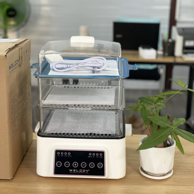Nồi Hấp Điện MELODY Kiêm Hấp, Nấu Lẩu Đa Năng 2in1 hàng chính hãng