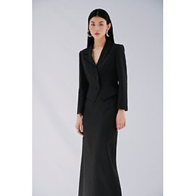 Áo vest dáng ôm ngắn tôn dáng DESI thiết kế cao cấp WHITE CHIC