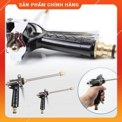 ️ Bộ dây vòi xịt nước rửa xe, tưới cây , tăng áp 3 lần, loại 20m 206318 đầu đồng, cút,nối vàng