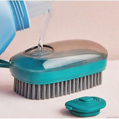 Bàn Chải Chà Chân, Chà Sàn, Bàn Chải Quần Áo Đa Năng Có Ngăn Đựng Nhả Xà Phòng Cao Cấp Tiện Lợi