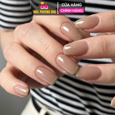 Sơn Thạch Lẻ Màu Nâu Nude Số 08 XEIJAYI VENDEENI Sang Trọng Tôn Da Làm Nail Hàn Quốc, Sơn Gel Màu Nâu trà sữa Nude Sáng Trơn Chuẩn Đẹp Nhẹ Nhàng