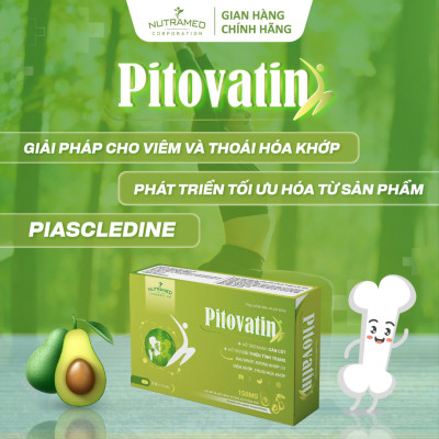 Viên uống Pitovatin hỗ trợ giảm đau nhức xương khớp do viêm và thoái hoá khớp (30 viên) - Nutramed