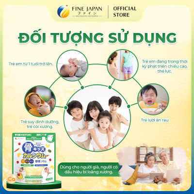 [Vị trái cây tổng hợp] Bột Canxi cá tuyết Bone