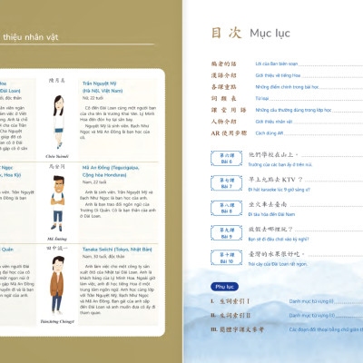 Sách - Giáo Trình Tiếng Hoa Đương Đại - Sách Bài Học 1-2