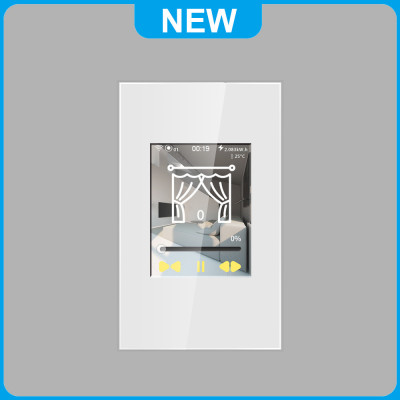 Công tắc thông minh màn hình LCD 1/2/3 phím; ngữ cảnh; rèm chuẩn US mã L8-HS-U thương hiệu LANBON