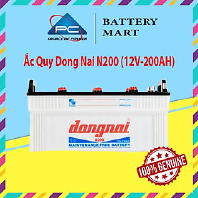 Bình Ắc Quy 12V-200AH, Ắc Quy Dong Nai N200