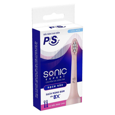 Bộ 2 Đầu Bàn Chải Điện P/S Sonic Expert