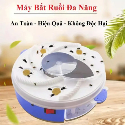 Máy Bắt Ruồi & Muỗi Tự Động – An Toàn Cho Gia Đình, Hiệu Quả Cao