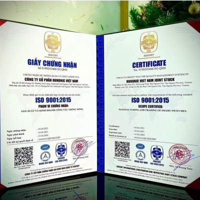 Công Tắc Thông Minh Wifi Hunonic Mini Điều Khiển Từ Xa Qua Điện Thoại, Hẹn Giờ Tự Động, Hàng Việt Nam.