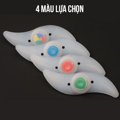 Đèn Led Gắn Tăm Căm Xe Đạp Trang Trí Đẹp Mắt Với Pin Cr2032 (bên trong) MaiLee