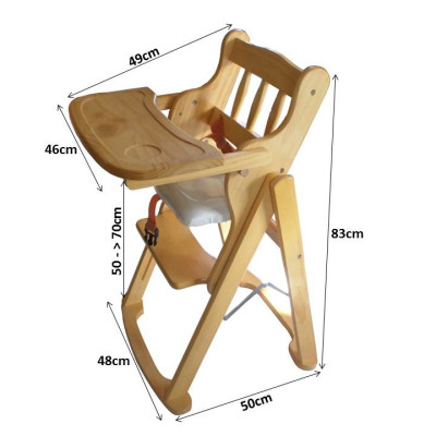 Ghế Ăn Dặm Có Thể Tăng Giảm Độ Cao