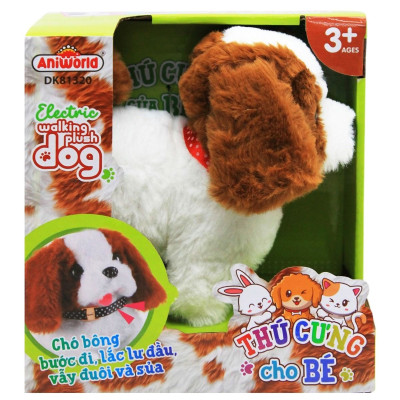 Đồ Chơi DUKA: Thú Cưng Cho Bé - Chó Bông Đáng Yêu - DK81320 (2 Màu Ngẫu Nhiên)