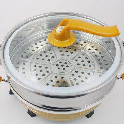 Nồi Lẩu Điện Kèm Xửng Hấp JLPL@L JL-EP3313 - Hàng Chính Hãng