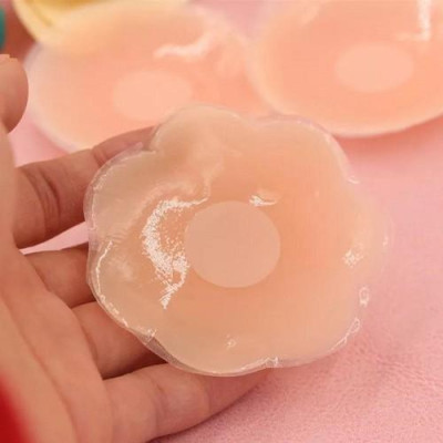 Hộp 5 cặp dán ti dán nhũ hoa silicone siêu dính