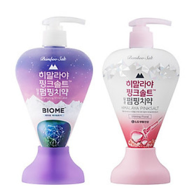 Kem đánh răng Muối Hồng Himalaya Pink Salt BioMe Pumping Hàn Quốc 285g