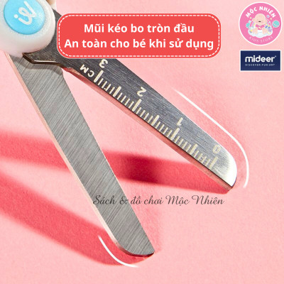 Đồ Chơi Cắt Giấy Thủ Công Tạo Hình Sáng Tạo 03 Cấp Độ - Mideer Lets Cut Paper cho Bé 3 4 5 Tuổi