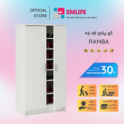Tủ đựng giày gia đình đa năng SMLIFE Ramba